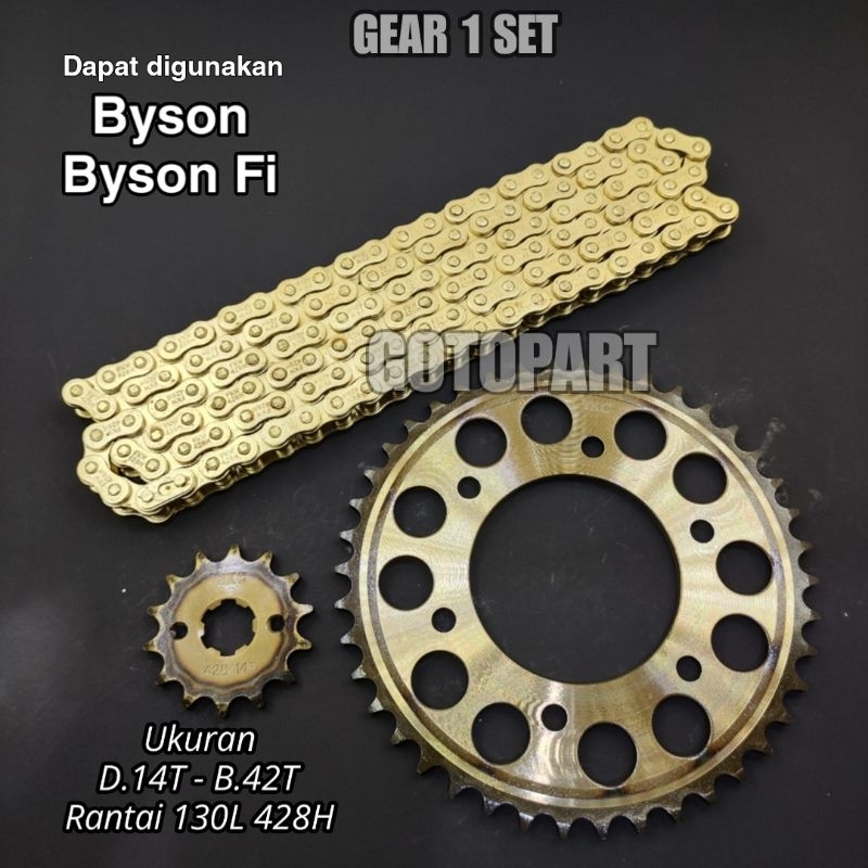 Jual gear Gir set Paket Byson karbu Byson fi gearset girset gigi tarik ...