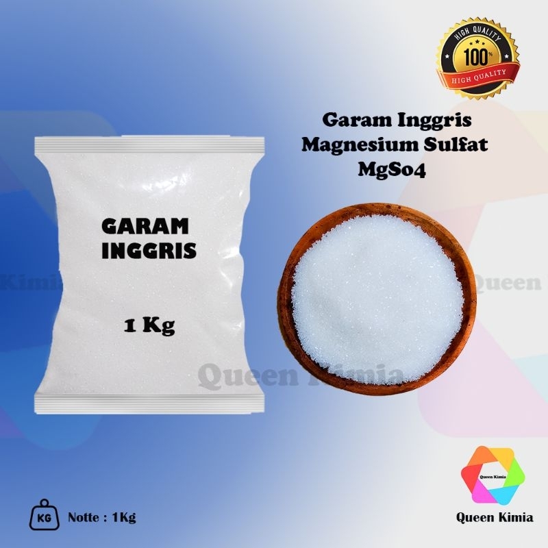 Jual Garam Inggris 1Kg / Magnesium Sulphate 1Kg / Magnesium Sulfat 1Kg