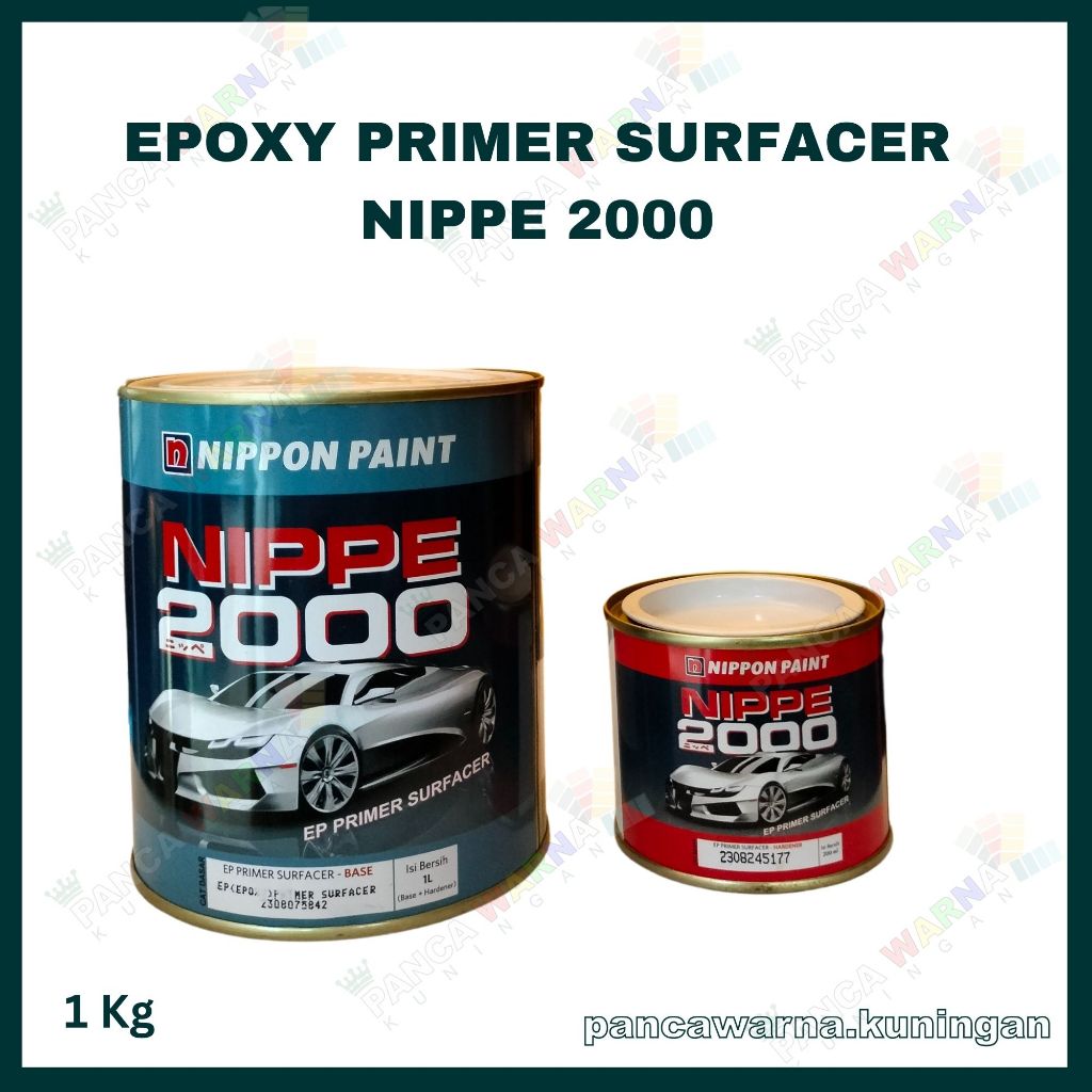 Jual EPOXY NIPPE EP 2000 PRIMER SURFACER / Warna Grey - 1Kg | Shopee ...