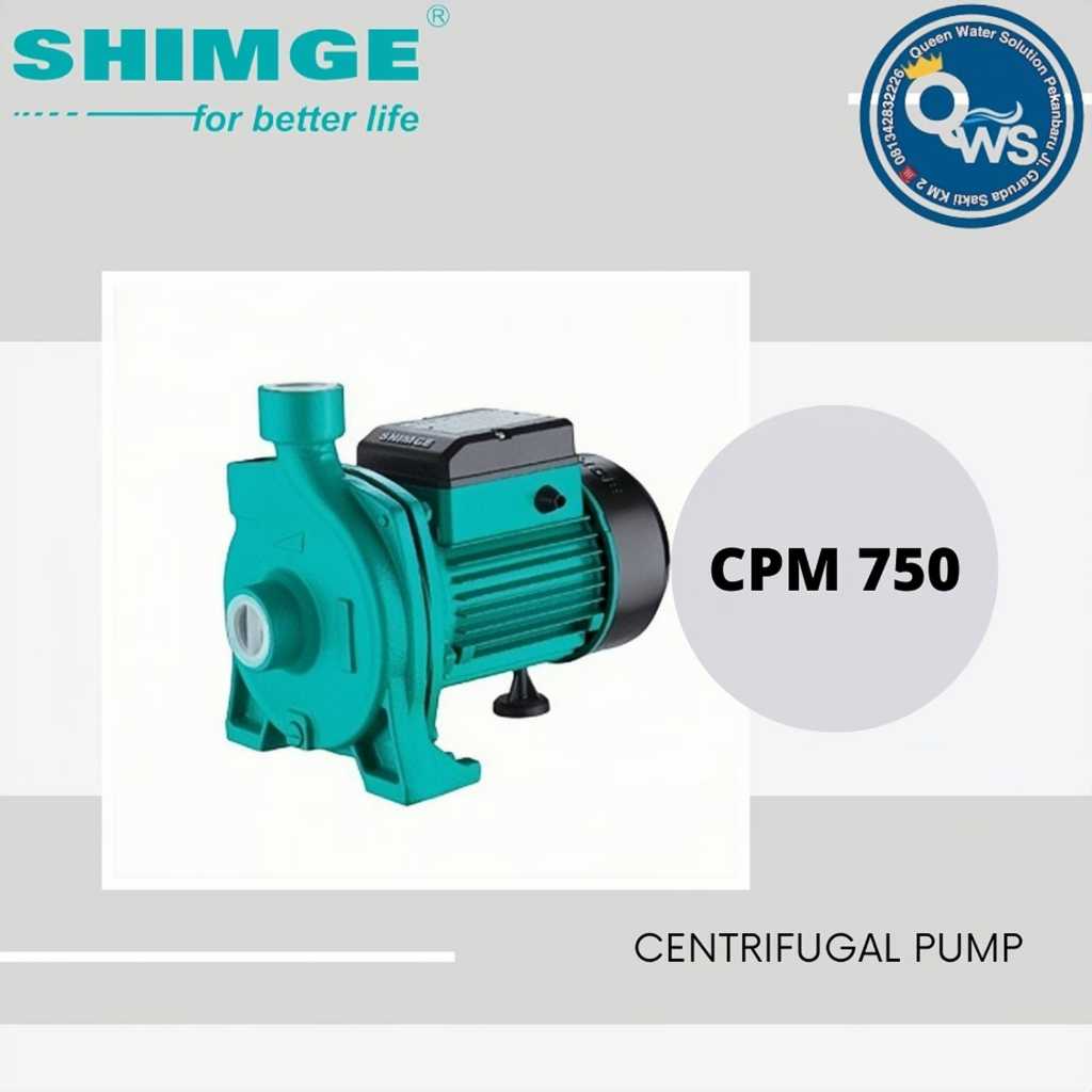 Jual Mesin Pompa Centrifugal Pump 1 Hp Shimge Cpm 750 Shopee Indonesia