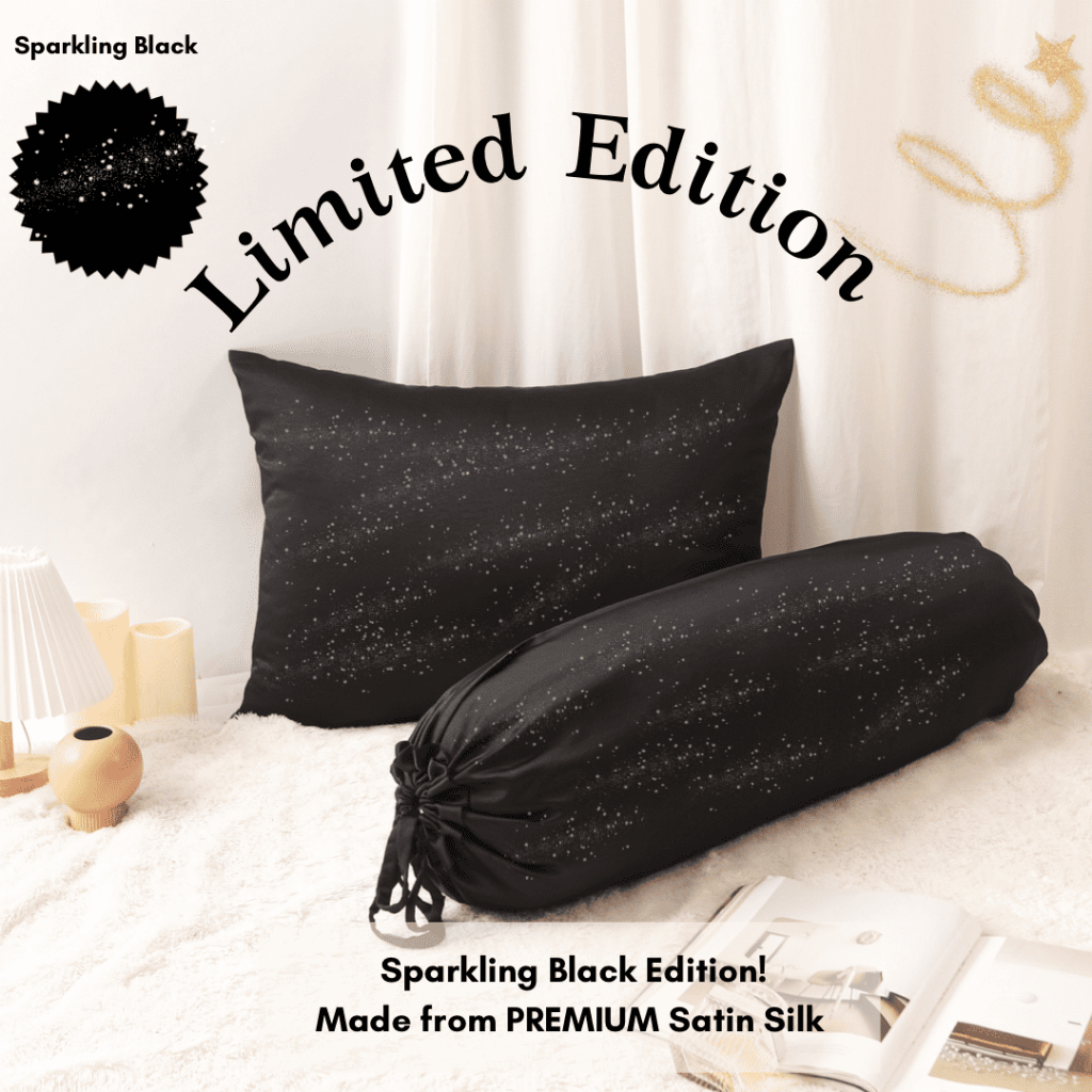 Jual BUNDLE Sarung Bantal dan Guling Set PREMIUM Satin Silk Beauty