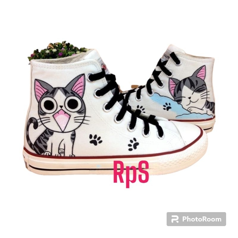 Jual Sepatu Custom Kucing Chi House Cute | Shopee Indonesia