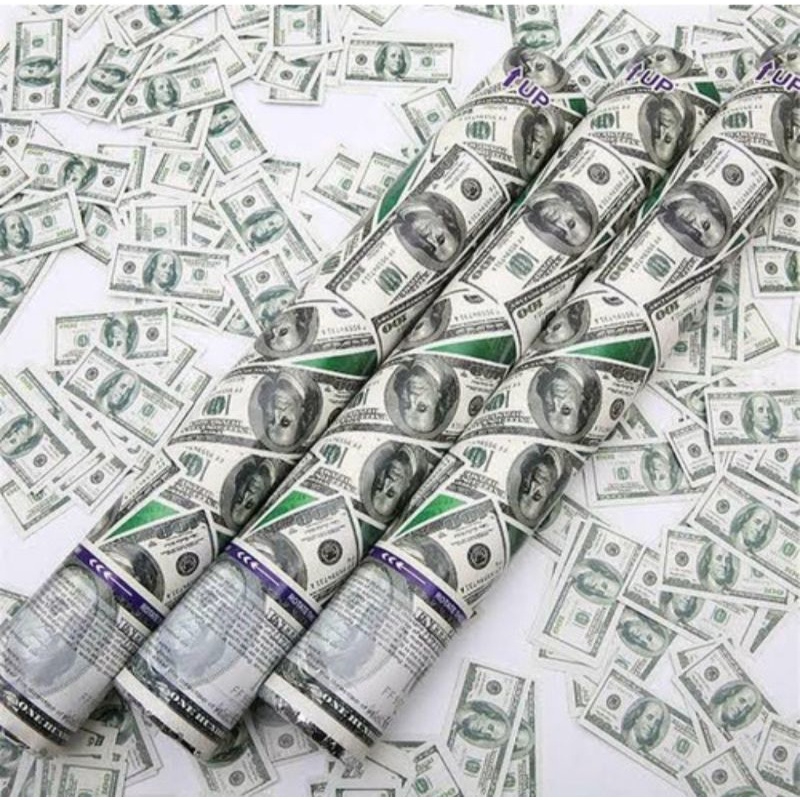 Jual Confetti / Party Popper Dollar (40cm) Shopee Indonesia