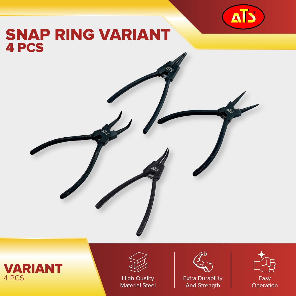 Jual Tang Snap Ring ATS 6 Inch Lurus / Bengkok | Shopee Indonesia