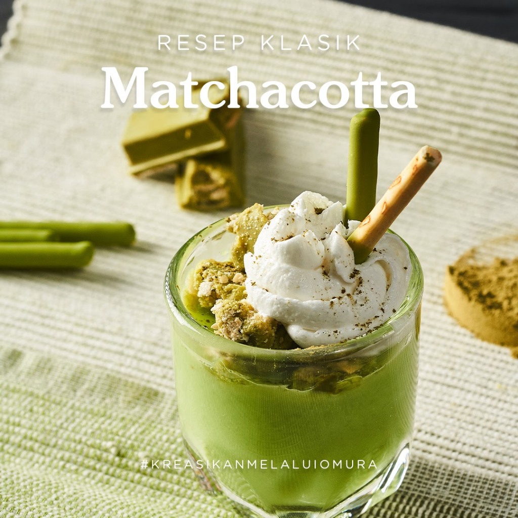 Jual PANNA COTTA Pudding Sutra Puding Susu Italia Rasa Matcha / Green ...