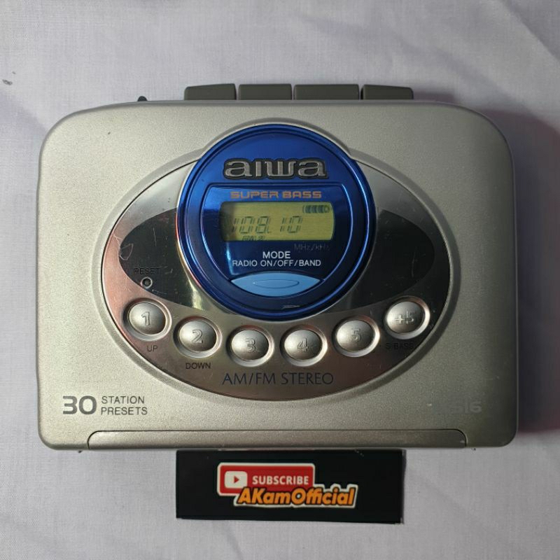 Baladeur Aiwa HS-T65 Auto Reverse - Pour Pièces (ne Fonctionne Pas) - Vintage