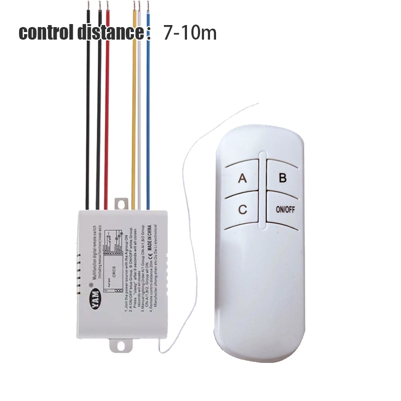 Jual Saklar Remote 3 Channel Wireless 220v / Wireless Remote Control ...
