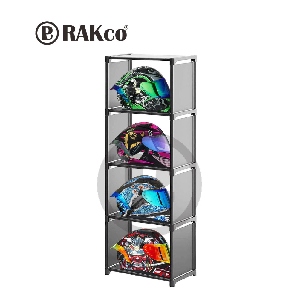 Jual Rak HELM 5 Susun Multifungsi / Tempat Multiguna Organizer 5 ...