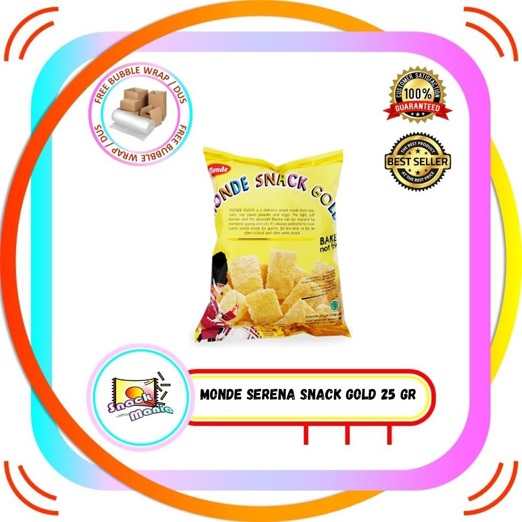 Jual Monde Serena Snack Gold 25 Gr Shopee Indonesia