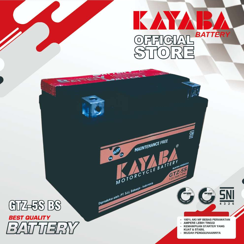 Jual KAYABA Dry MF GTZ5S - Aki Motor | Shopee Indonesia