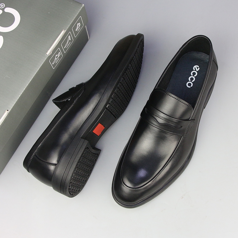 Jual ECCO Leather Shoes Business Casual Men's Shoes | Shopee Indonesia