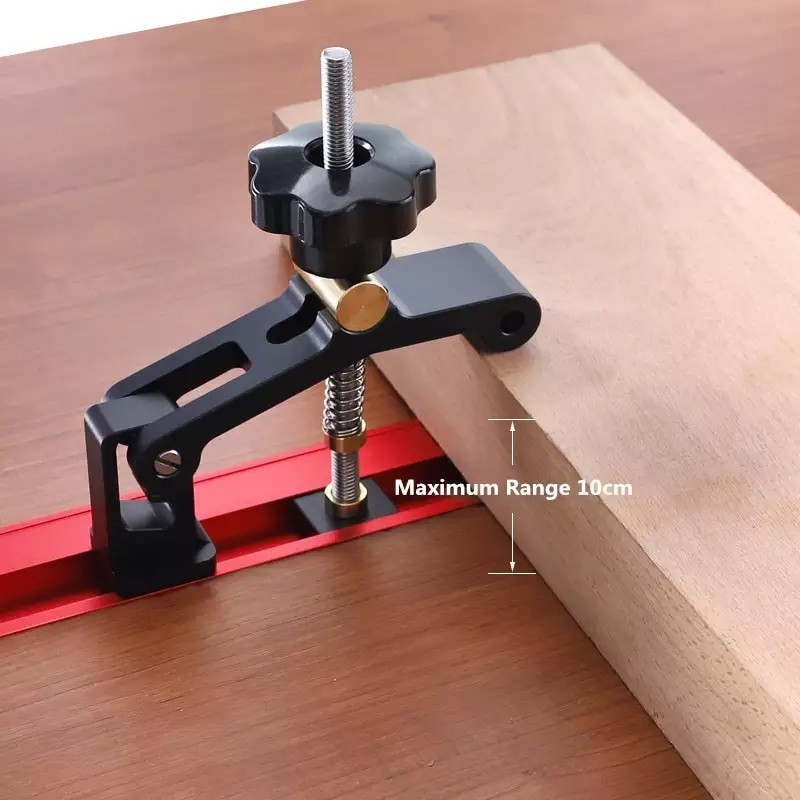 Jual T slot T track Klem Penekan CNC Router Bench Aluminium 5 Posisi 