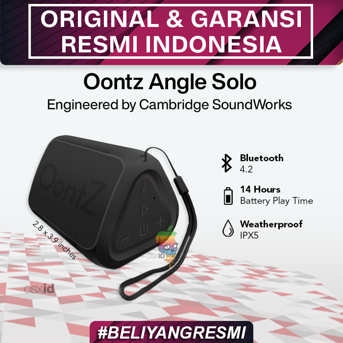 Echo Dot Cambridge Soundworks Portable Bluetooth Speaker Oontz Angle