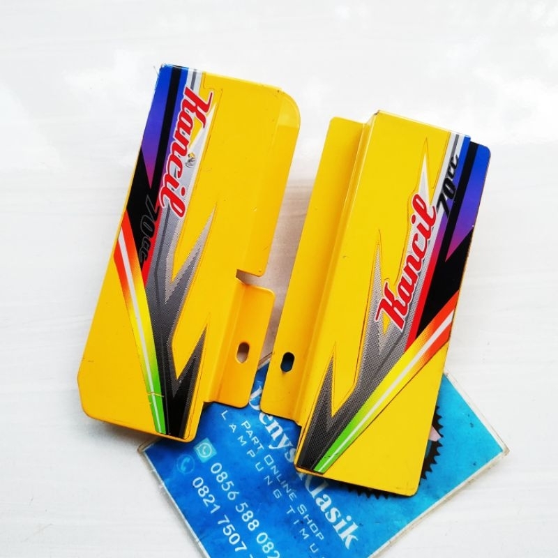 Jual Cover tutup aki box aki jialing kancil warna kuning original
