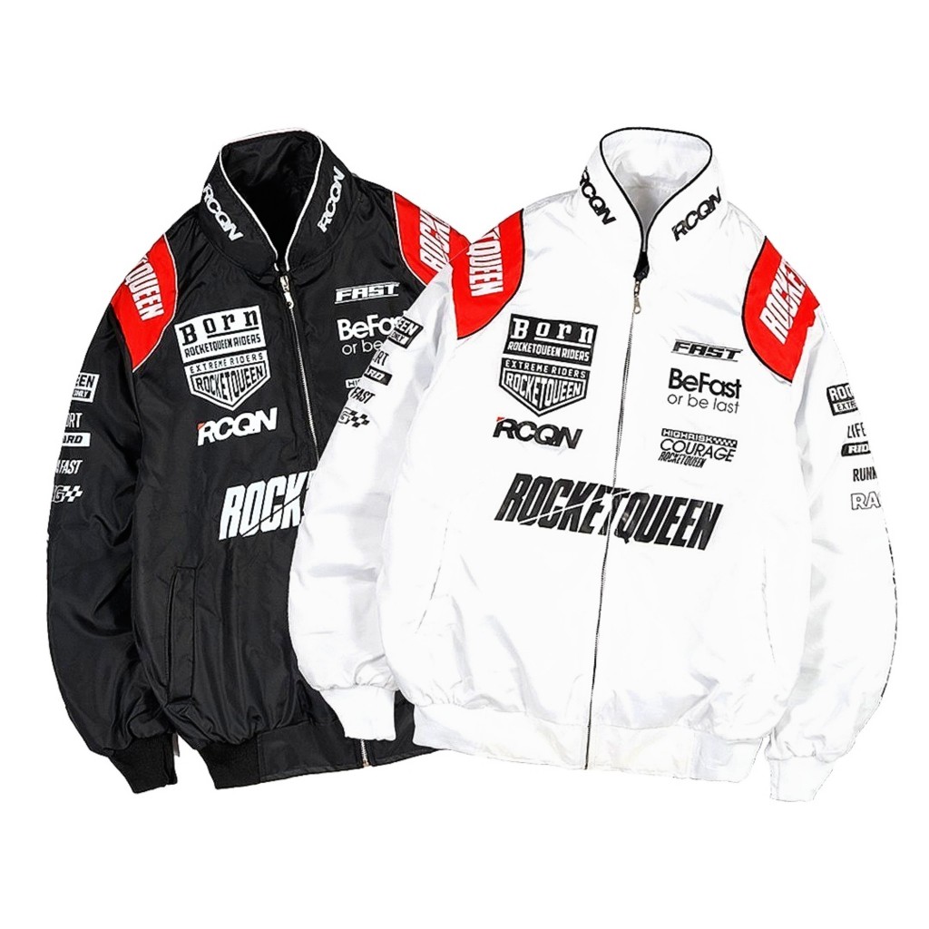 Jual Jaket Nascar Vintage Racing Veloc Rocket Queen Original Distro ...