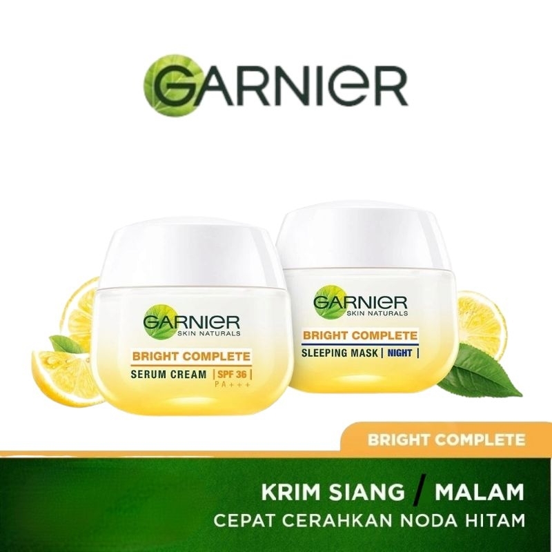 Jual GARNIER Bright Complete Serum Cream 50ml | Shopee Indonesia