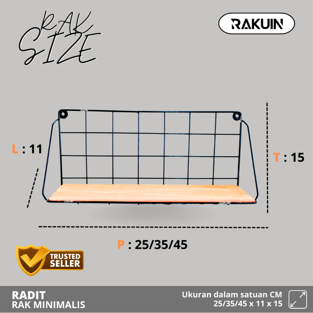 Jual RADIT - RAK DINDING KAYU DAPUR ,DEKORASI KAMAR ,RAK AESTHETIC ...