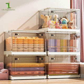 Foldable Transparan Box Beroda Kapasitas Besar
