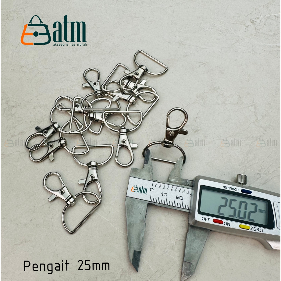Jual Kait Tas / Kew Kew / Cantolan Murah 25mm Harga per Lusin | Shopee ...