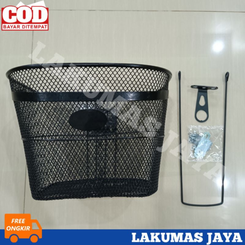 Jual Keranjang Sepeda 1 set bahan Besi / Box Sepeda dewasa & anak 20 24 ...
