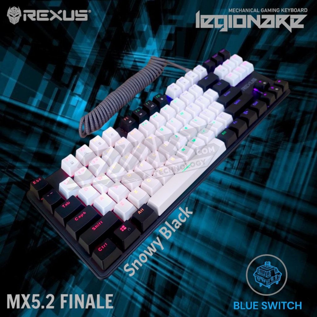 Jual Rexus Legionare MX5.2 / MX 5.2 / MX52 Finale TKL Mechanical ...