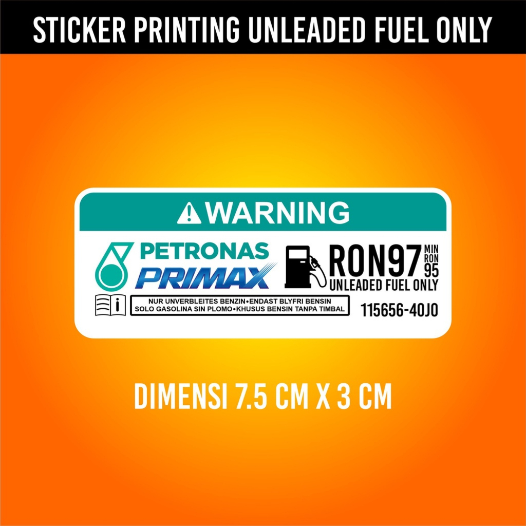 Jual JP Store Sticker Tangki Stiker Bahan Bakar PERTALITE PERTAMAX ...
