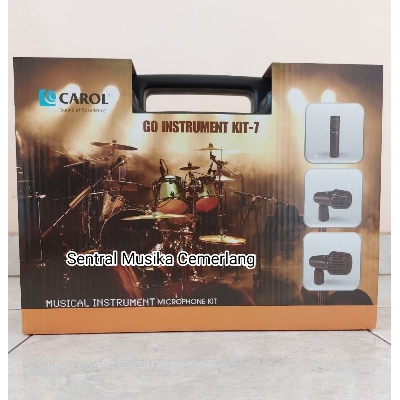 Jual Mic Drum Set Carol GOIK-7 Microphone Drum Kit isi 7 Carol GO ...