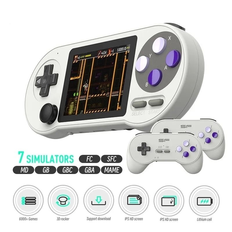 Jual SF2000 Portable Handheld Game Console 3 Inch IPS Retro Game ...