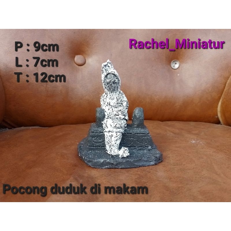 Jual MINIATUR POCONG DUDUK DI MAKAM | Shopee Indonesia
