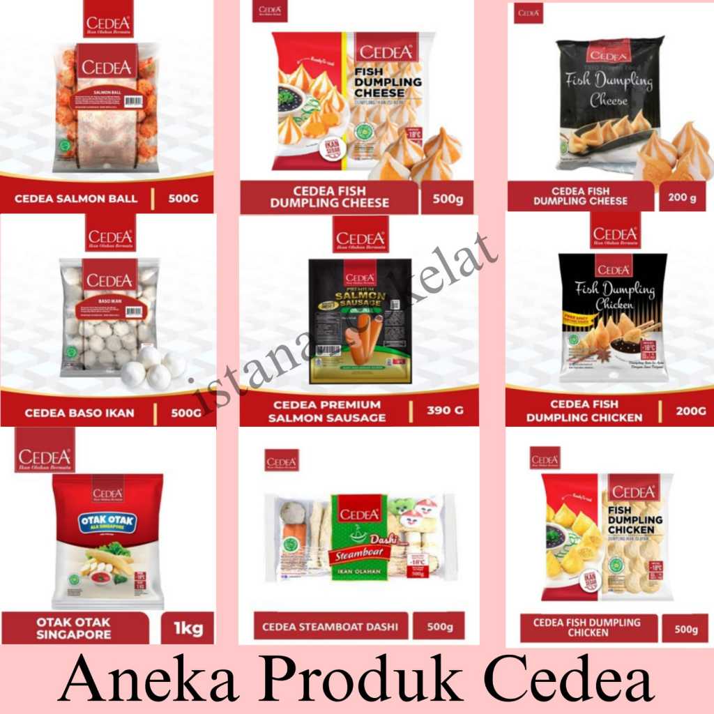 Jual [FROZEN] Aneka All Produk Cedea 250gr, 500gr, dan 1kg | Shopee ...