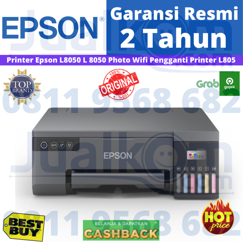 Jual Printer Epson L8050 L 8050 Photo Wifi Pengganti Printer L805 ...