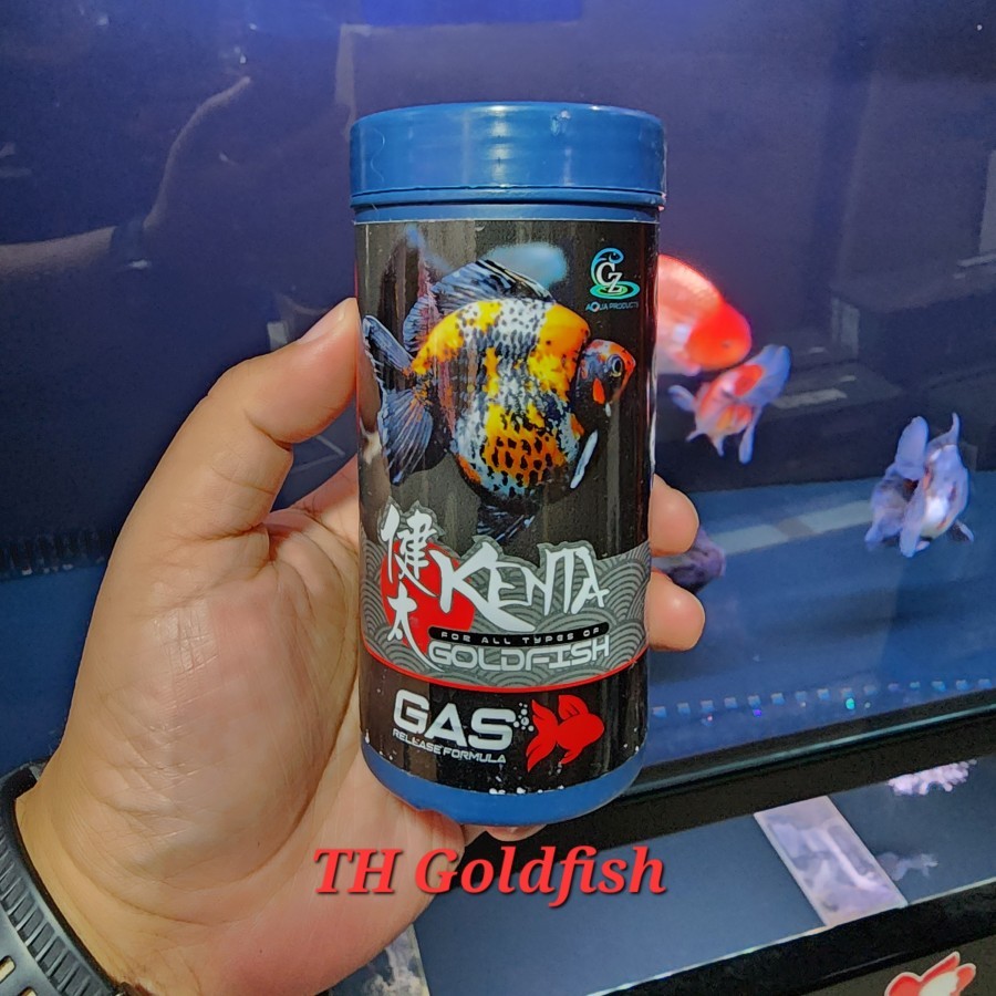 Jual KENTA Goldfish Food 150 gr Gas Release Sinking 1.5 mm Untuk Swim
