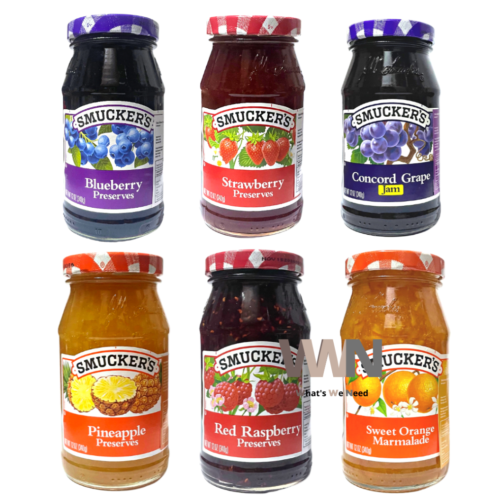 Jual Smuckers Smucker's Jam Selai Strawberry Blueberry Pineapple 340 gr