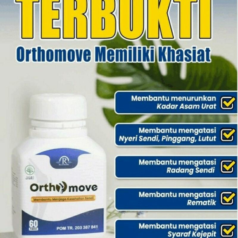 Jual Obat Asam Urat Reumatik Orthomove Asli Nyeri Sendi Tulang Reumatik