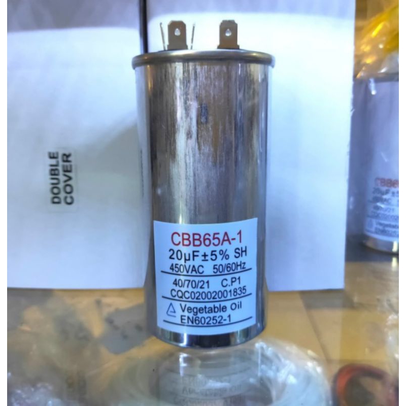CONDENSATORE CBB61 20uf 20µF 20 µF uF 450V AVVIAMENTO MOTORE [794
