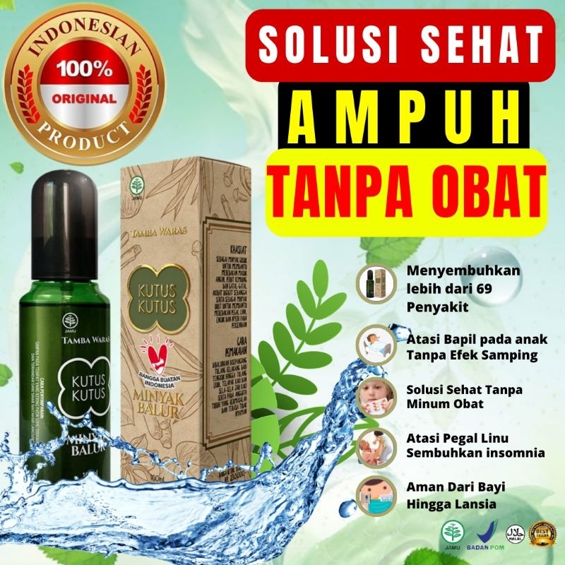 Jual Minyak Kutus Kutus Original Herbal Tamba Waras Healing Oil Minyak