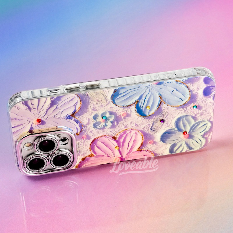 Jual Flower diamond case for iphone 11 12 13 14 promax Shopee Indonesia