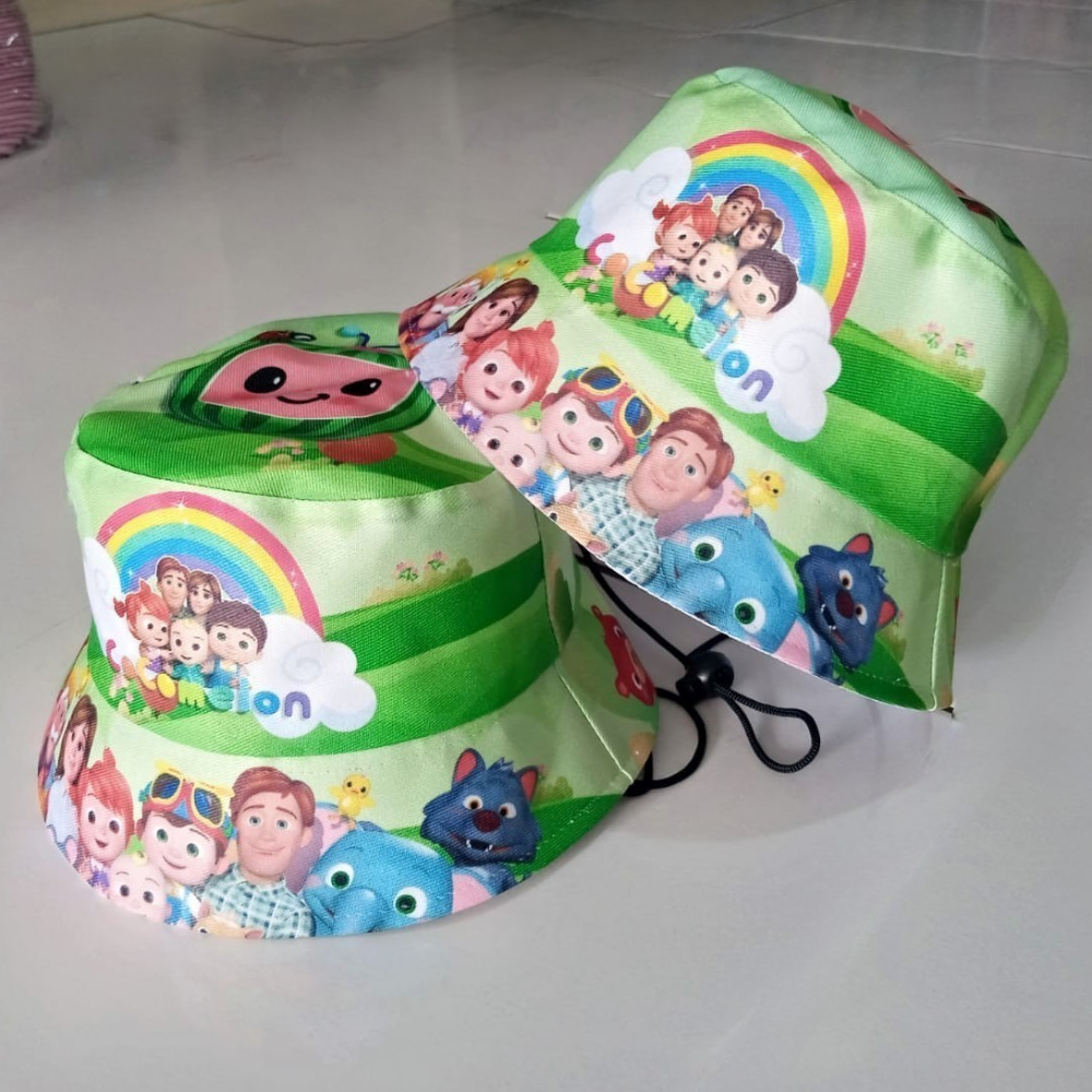 Jual Topi Bucket Hat Cocomelon Anak laki-laki Perempuan Terkini