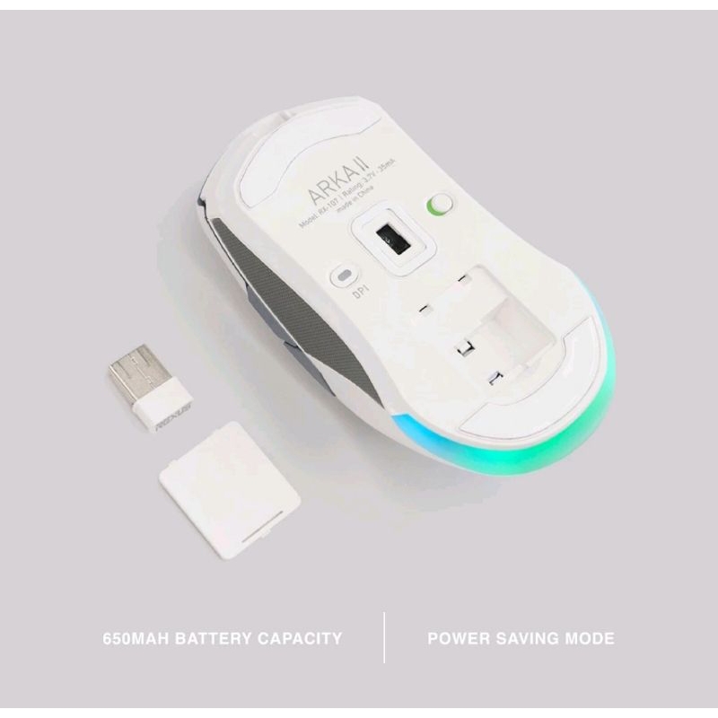 Jual Mouse wireless gaming Rexus Arka II RX107/RX-107 | Shopee Indonesia