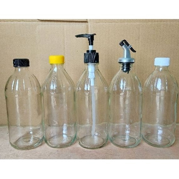 Jual Botol Kaca 500ML Apel Polos | Shopee Indonesia
