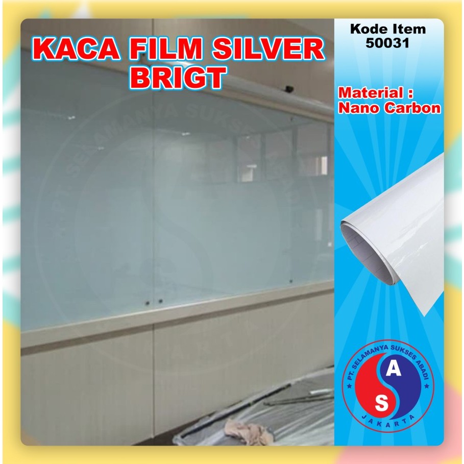 Jual STIKER KACA STICKER KACA WARNA SILVER / TEMPELAN KACA WARNA SILVER ...
