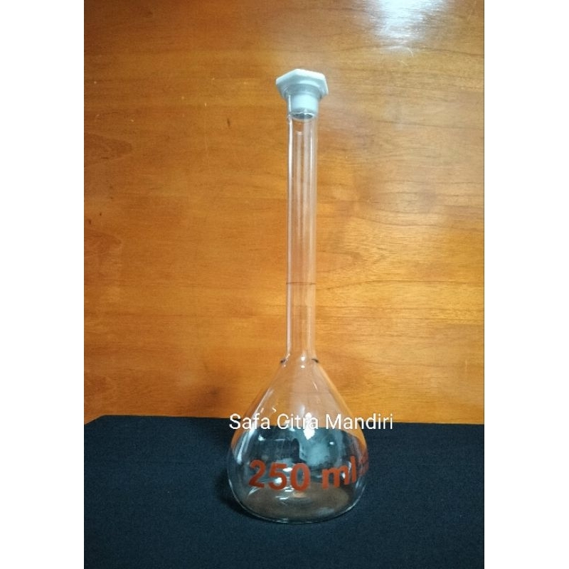 Jual Volumetric Flask Labu Ukur 250ml Pyrex Shopee Indonesia 5291