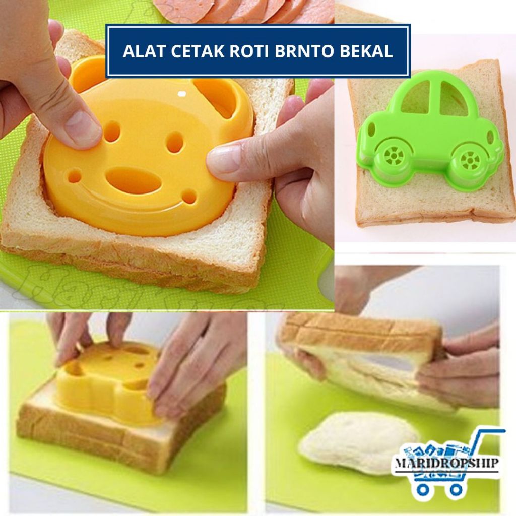 Jual Cetakan Roti Sandwich Bread Cutter Shaper Bentuk Kartun Untuk ...