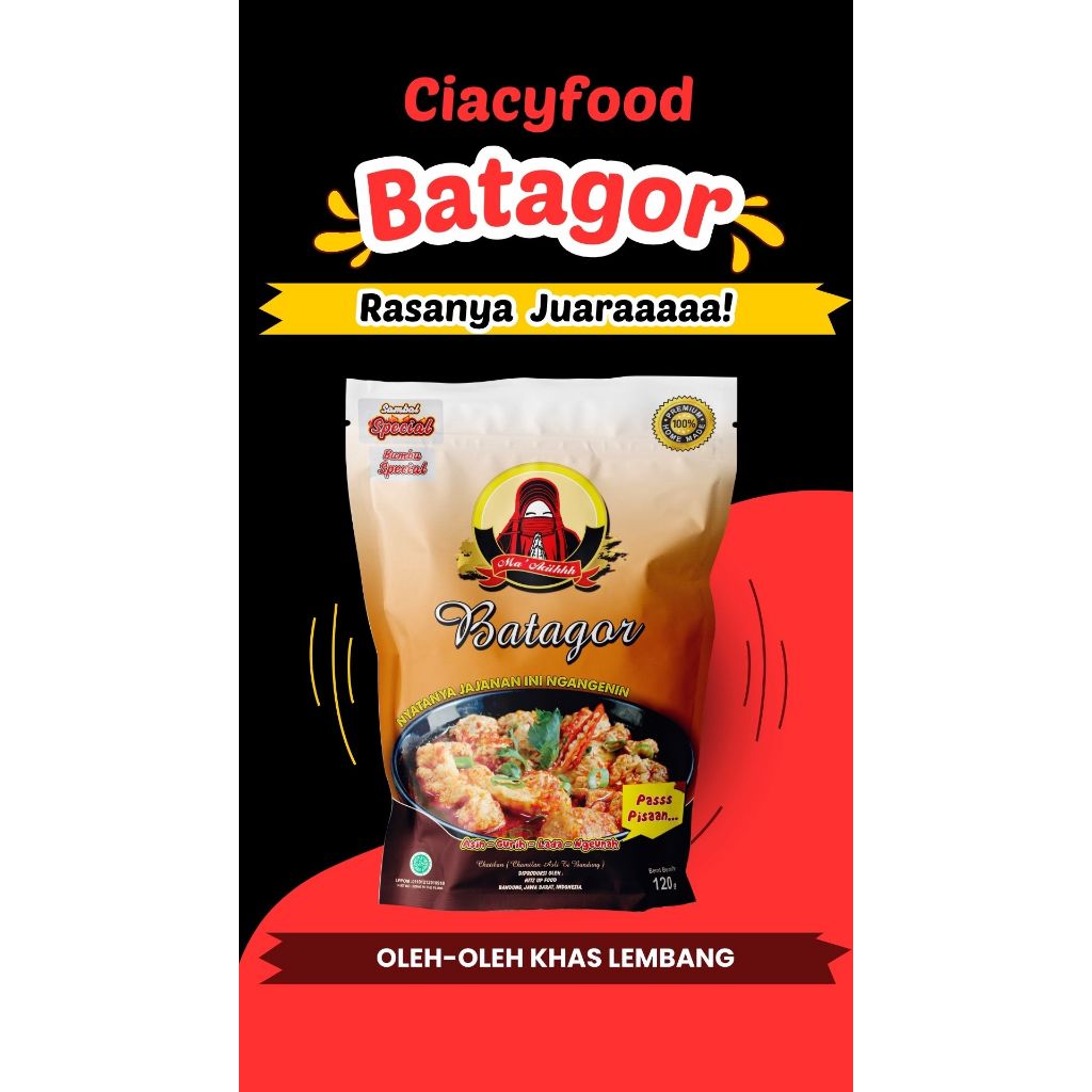 Jual Batagor Kuah Instan Ciacy Pedas Dan Nikmat Maacih Shopee Indonesia