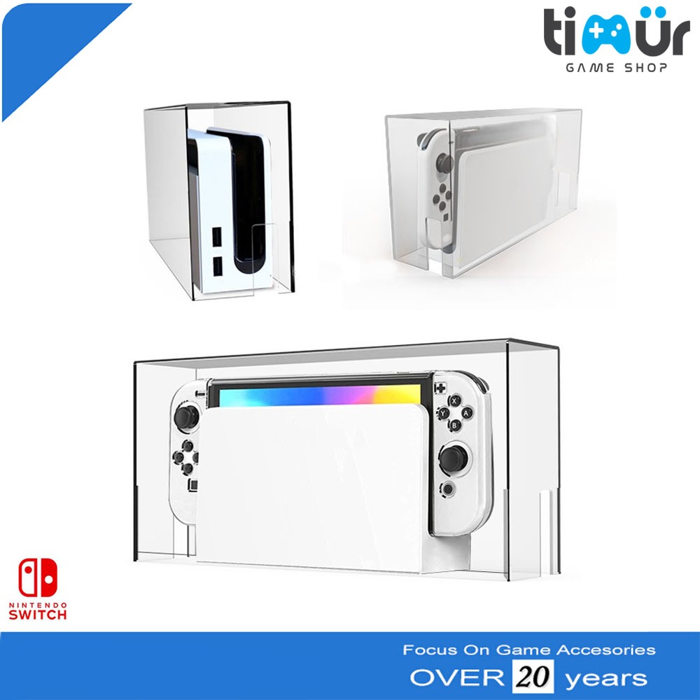 Jual Transparent Host Cover Display Cover Box Kaca Pelindung Nintendo ...