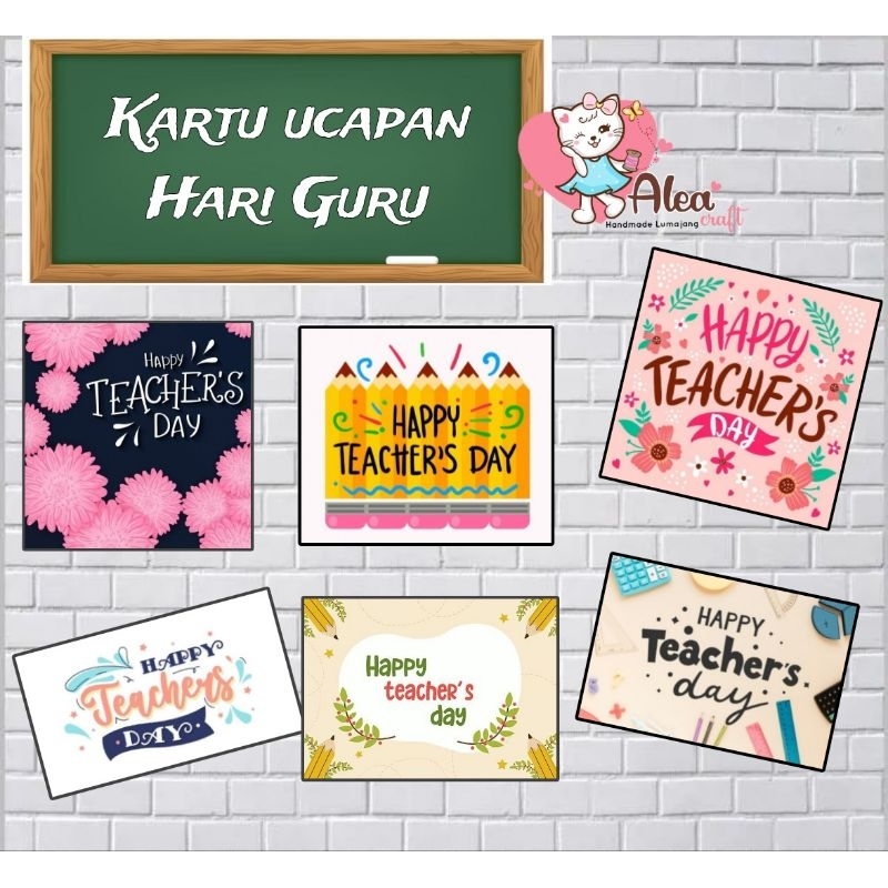 Jual Greeting Card Teacher Day Kartu Ucapan Hari Guru Shopee Indonesia