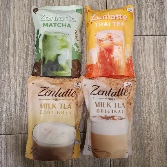 Jual Zenlatte milk tea rasa ORIGINAL/ THAI TEA / MATCHA/ EARL GREY ...