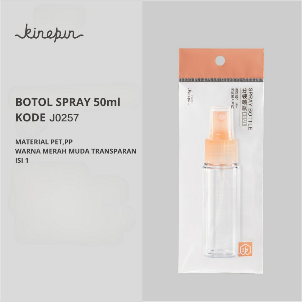 Jual Botol Spray Refill Plastik Botol Isi Ulang Serbaguna Ml Ml