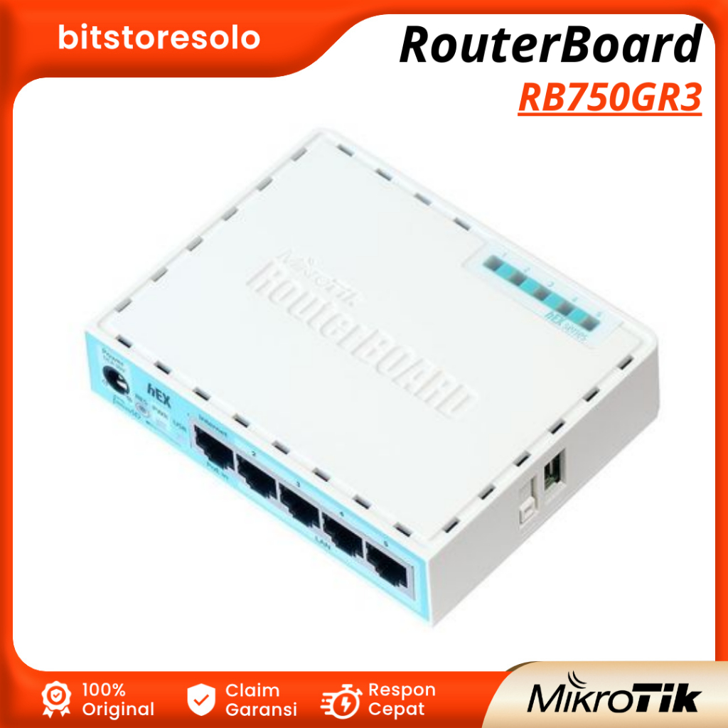 Jual Router RouterBoard Mikrotik Router Board RB 750gr3 RB750GR3 ...