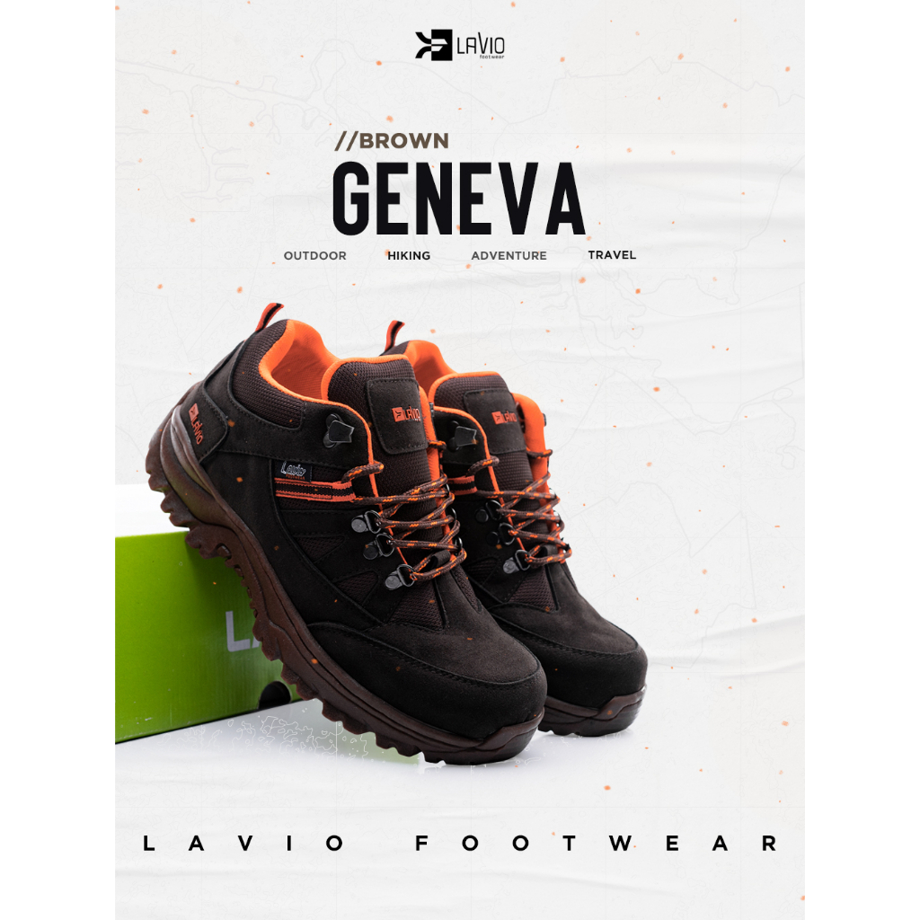 Jual Sepatu Pria Safety Boots High Premium Quality Lavio Geneva Booster Mood Hiking Proyek